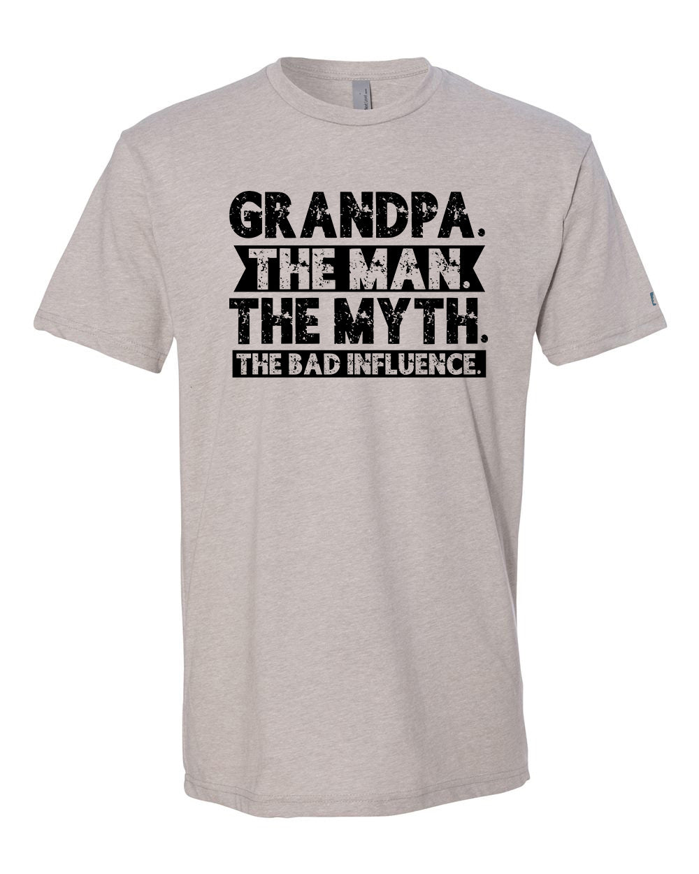 Grandpa Bad Influence Black Tee