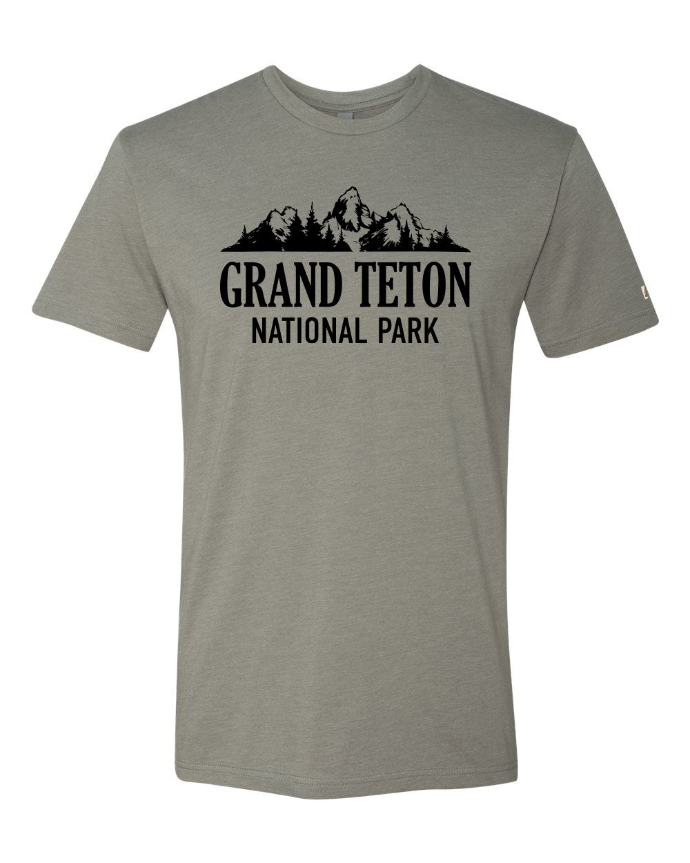 Grand Teton National Park Black Tee