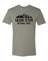 Grand Teton National Park Black Tee