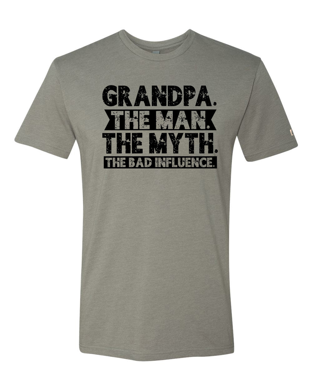 Grandpa Bad Influence Black Tee