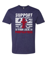 Support Your Local Firefighters Tee