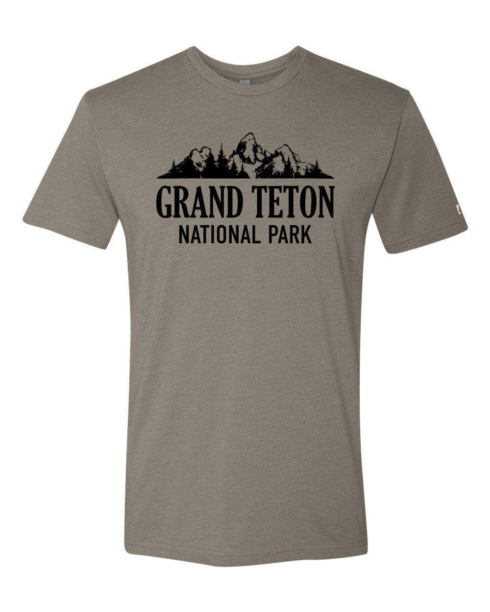 Grand Teton National Park Black Tee