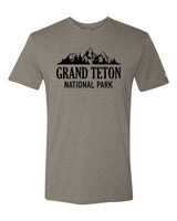 Grand Teton National Park Black Tee