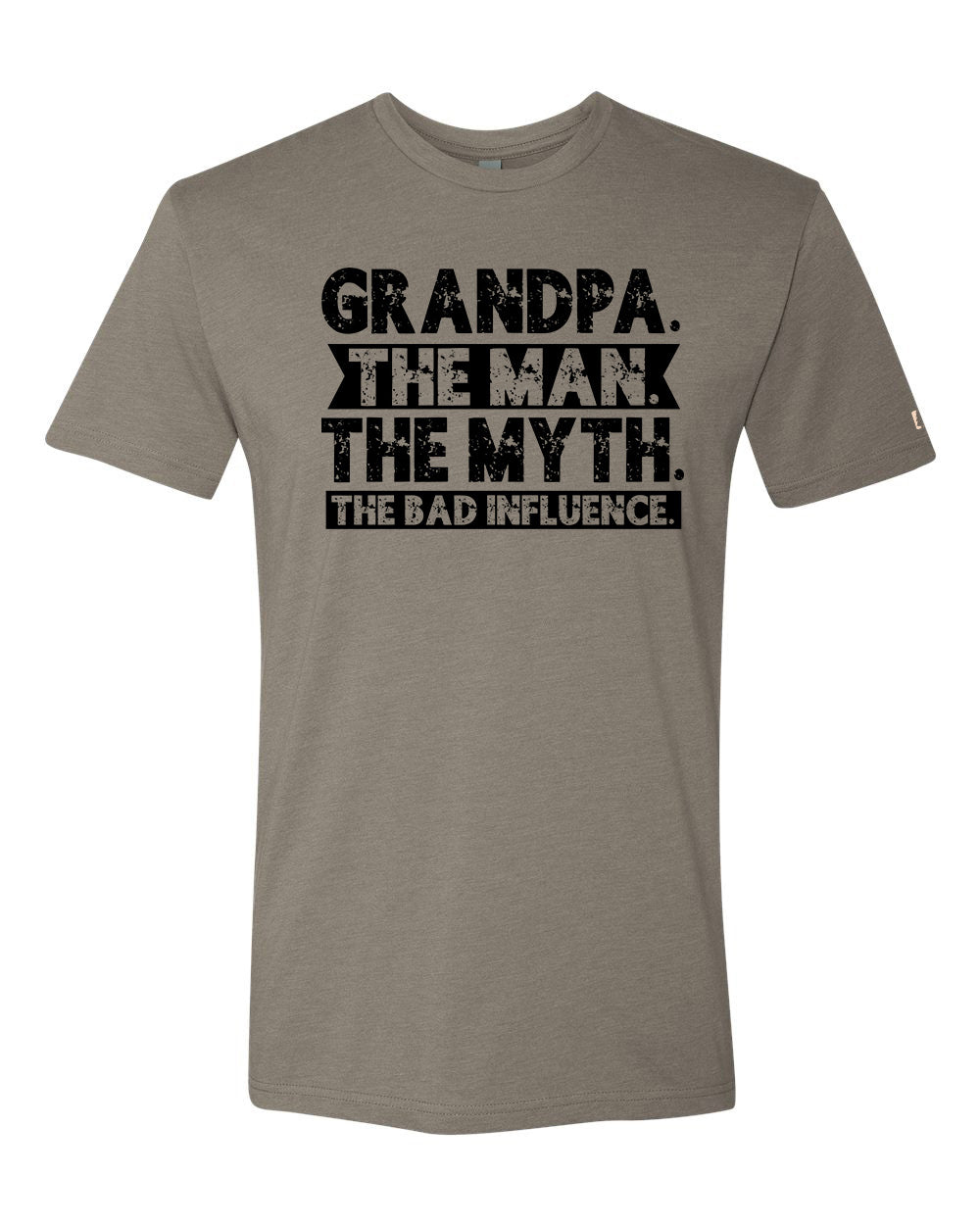 Grandpa Bad Influence Black Tee