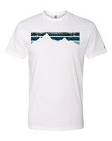 Blue Stripe Mountains Tee