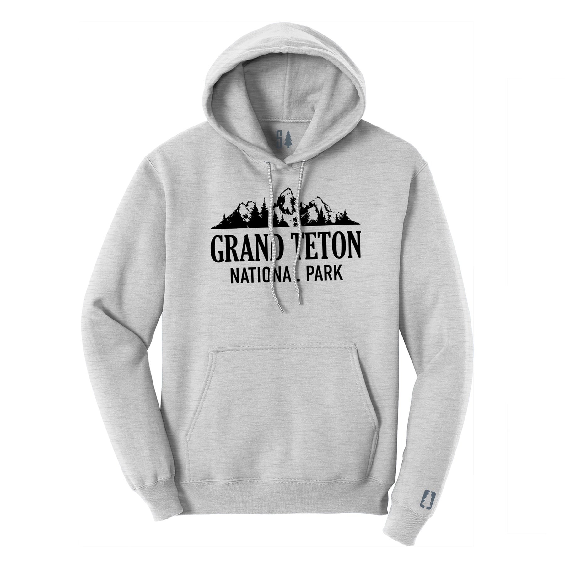 Grand Teton National Park Hoodie Black