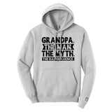 Grandpa Bad Influence Black Hoodie