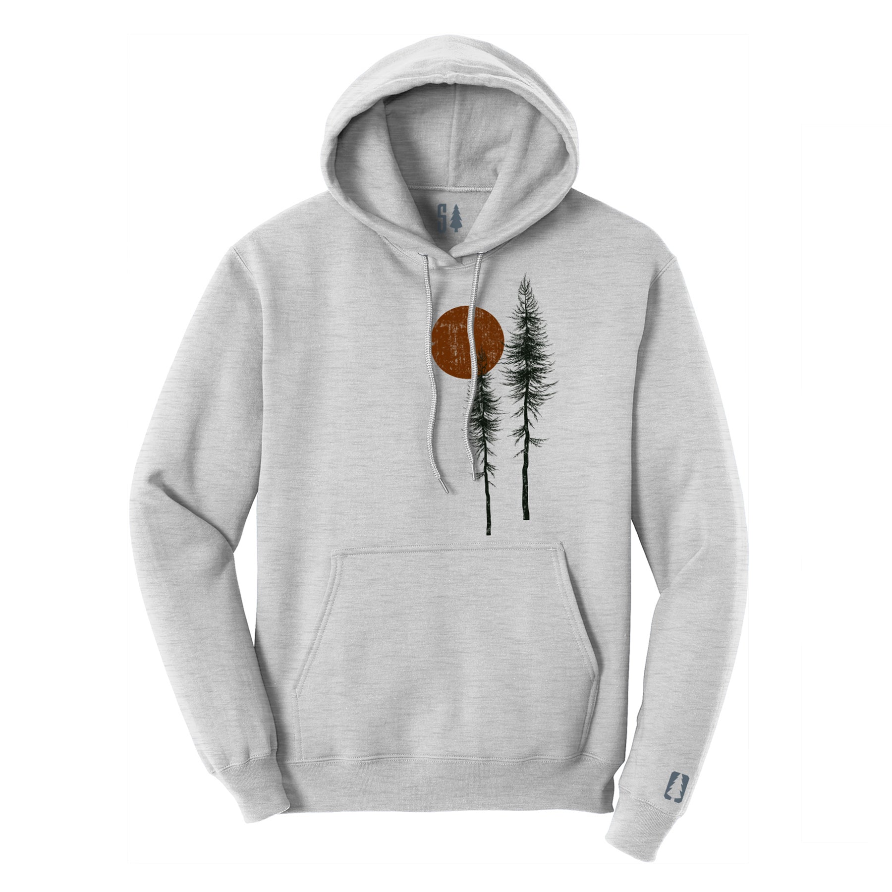 Off Centered Trees Hoodie