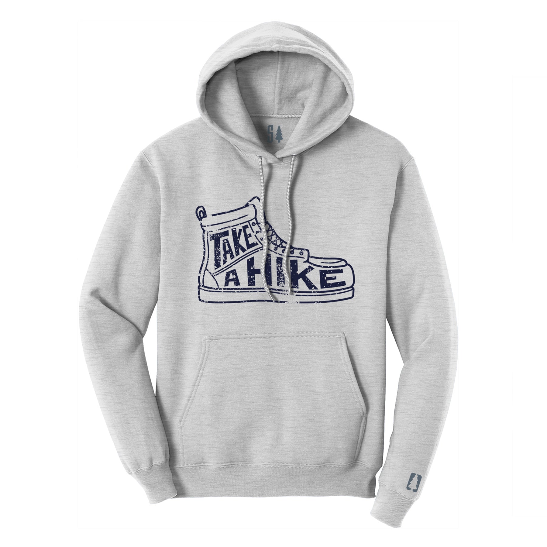 Take A Hike Blue Hoodie