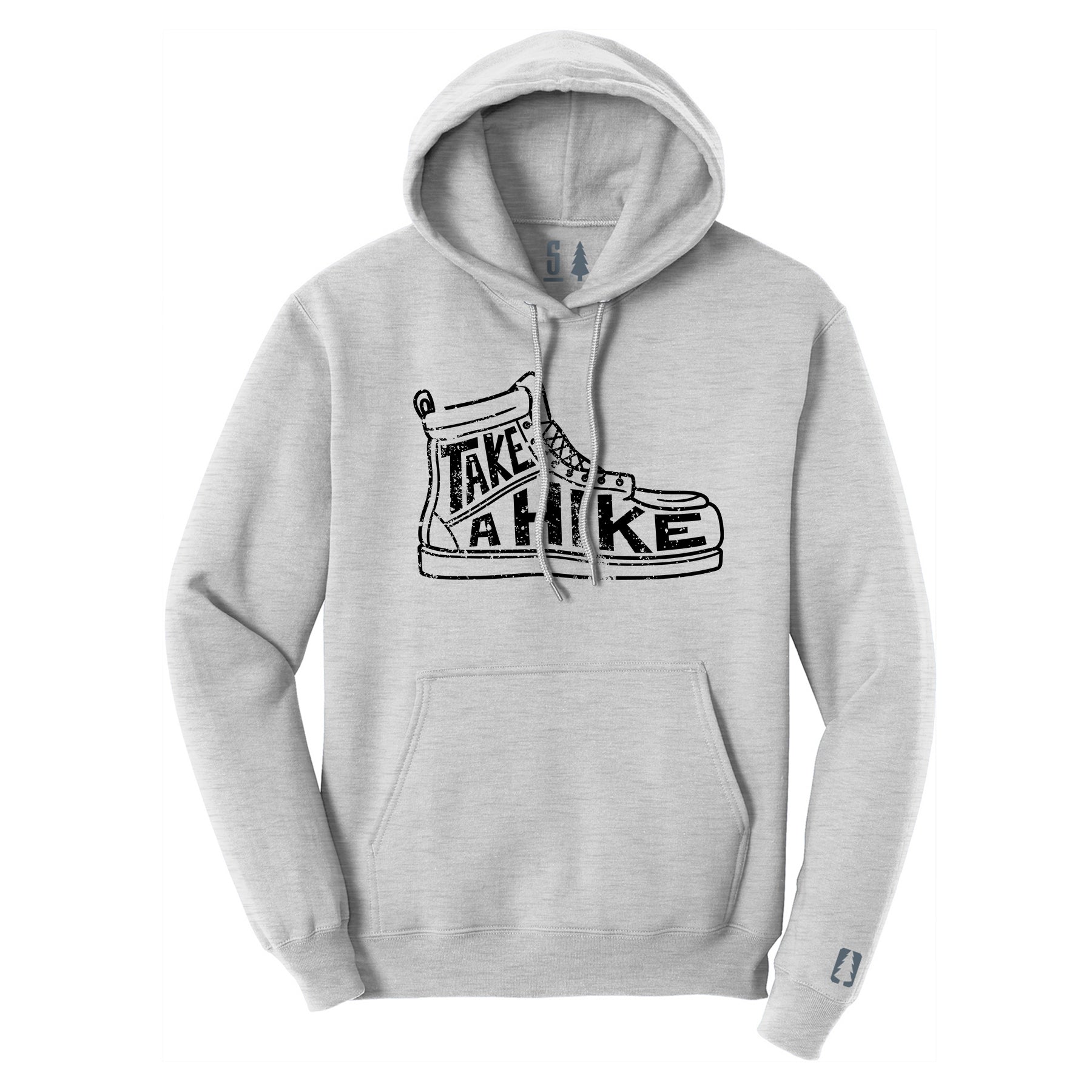 Take A Hike Black Hoodie