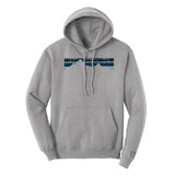 Blue Stripe Mountains Hoodie