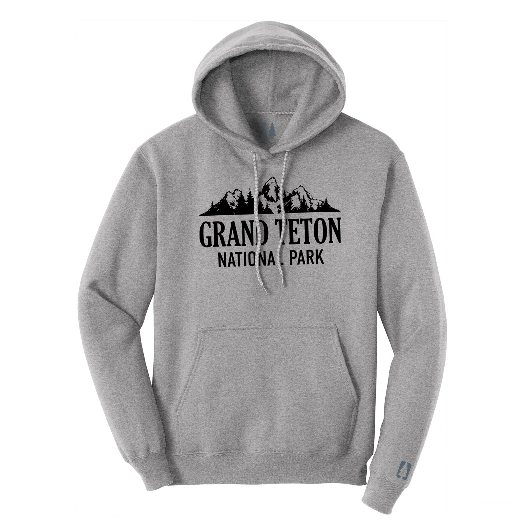 Grand Teton National Park Hoodie Black