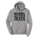 Grandpa Bad Influence Black Hoodie