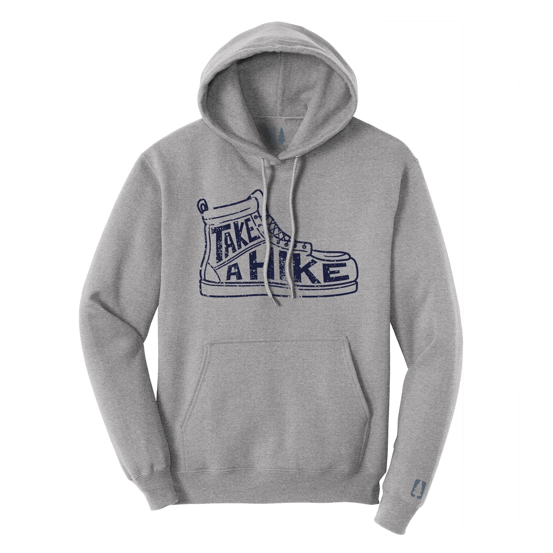 Take A Hike Blue Hoodie