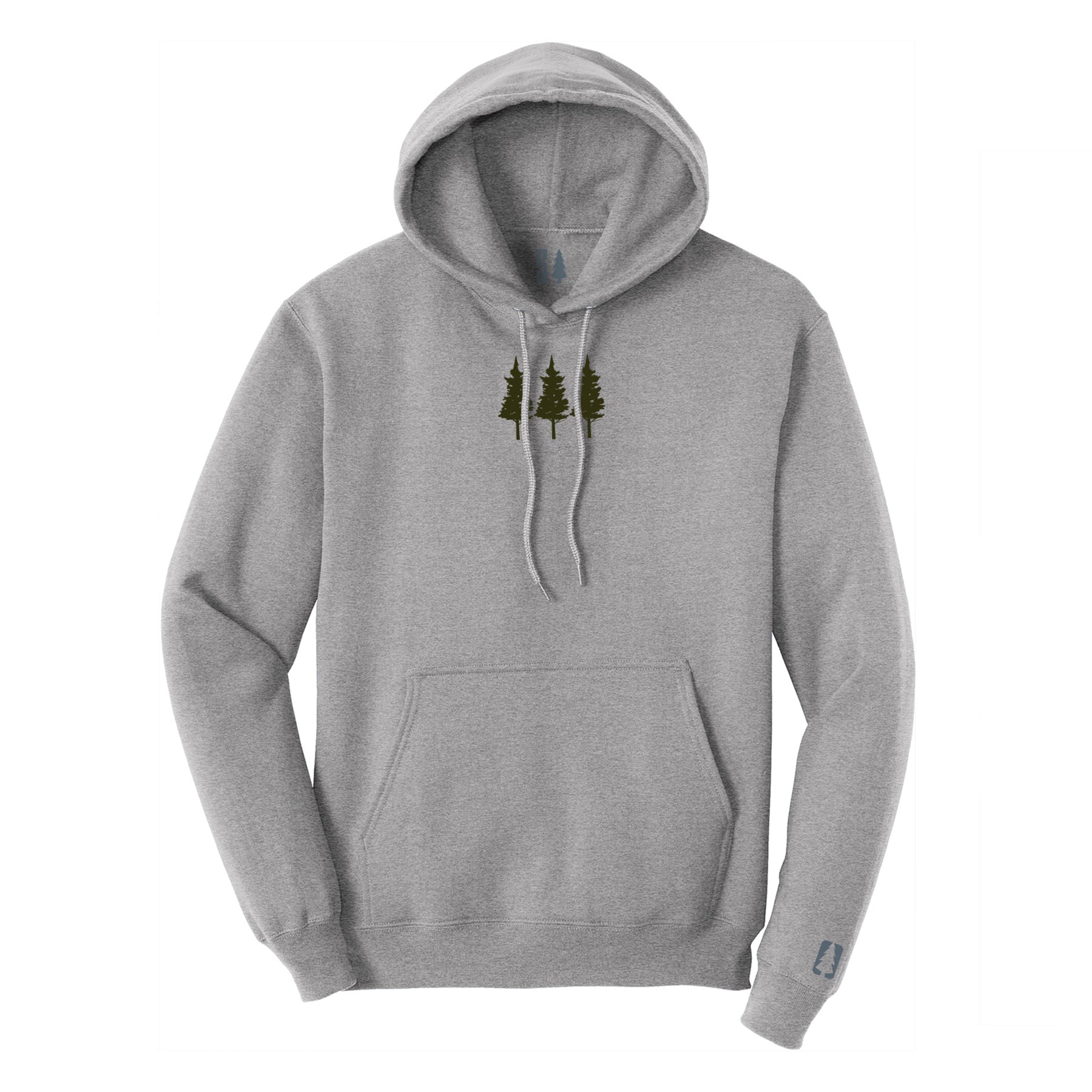 Three Trees Green Hoodie