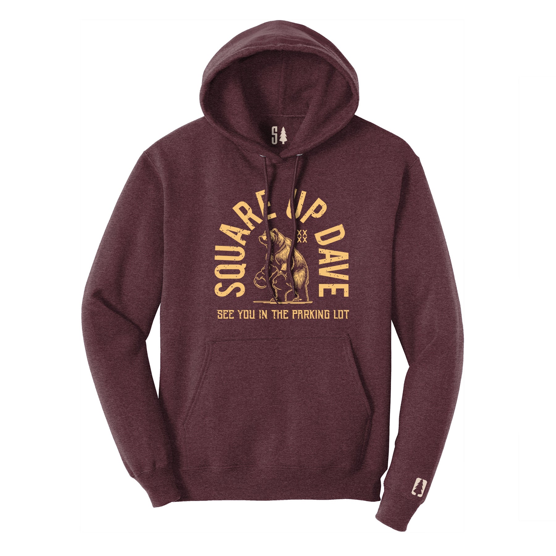 Square Up Dave Gold Hoodie