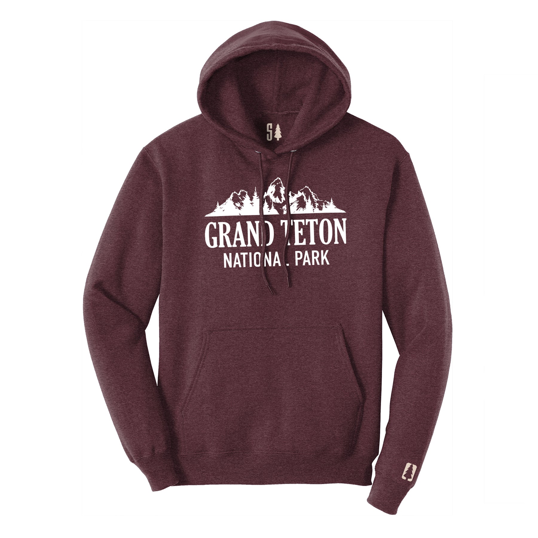 Grand Teton National Park Hoodie White