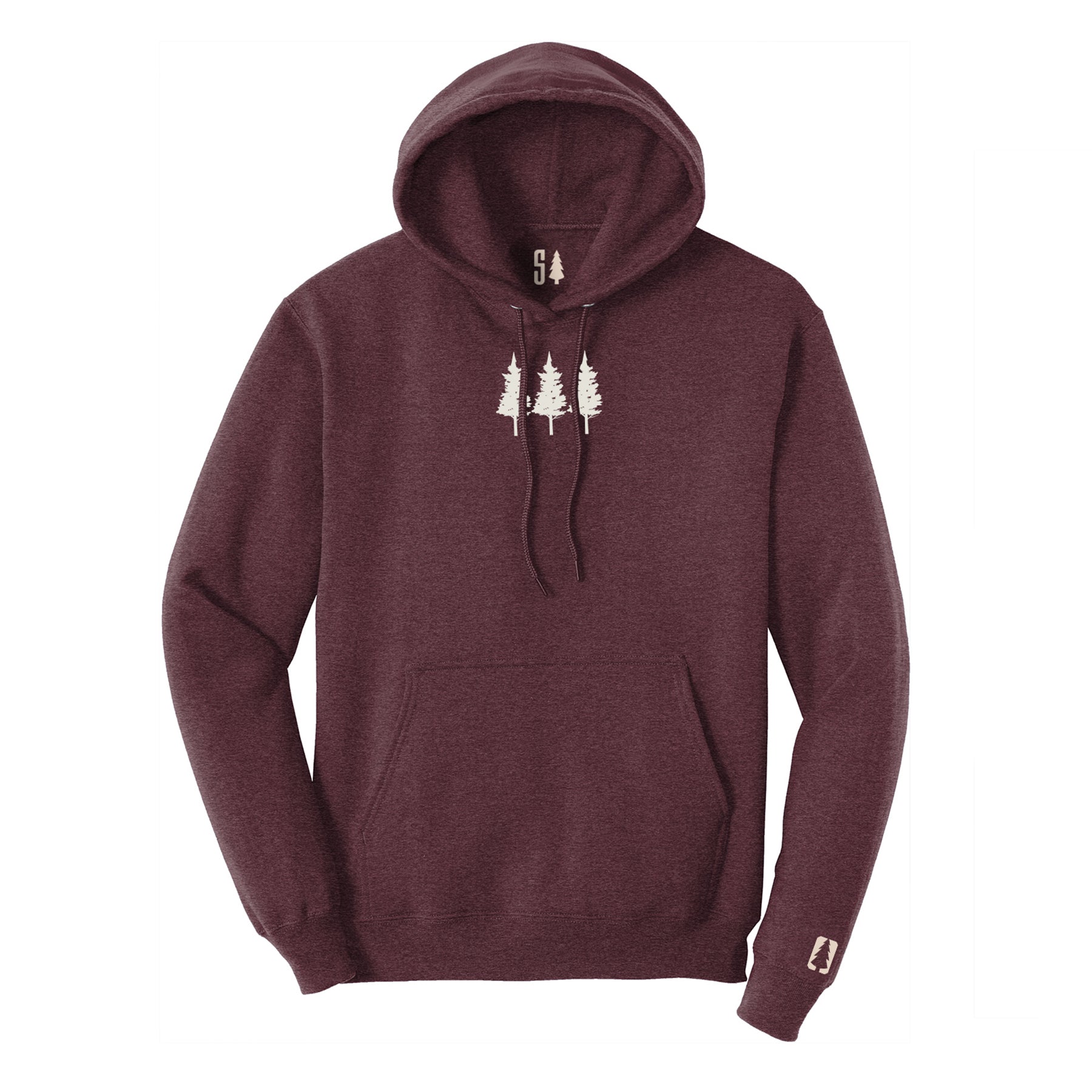 Three Trees Tan Hoodie