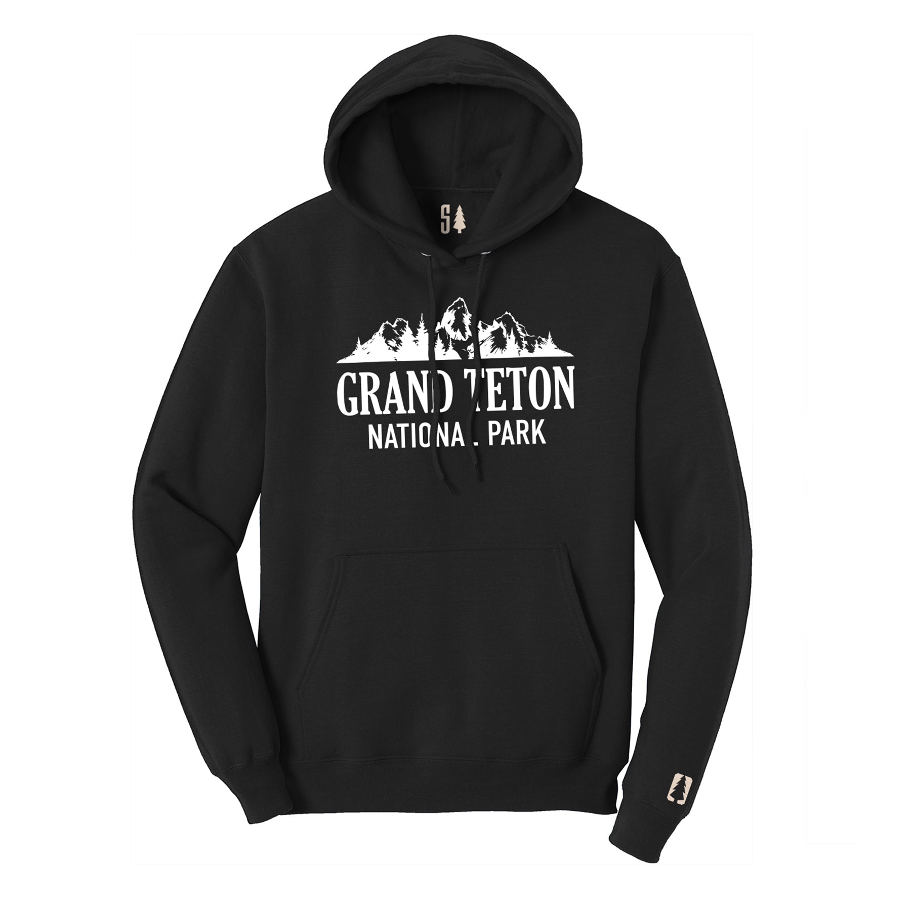 Grand Teton National Park Hoodie White