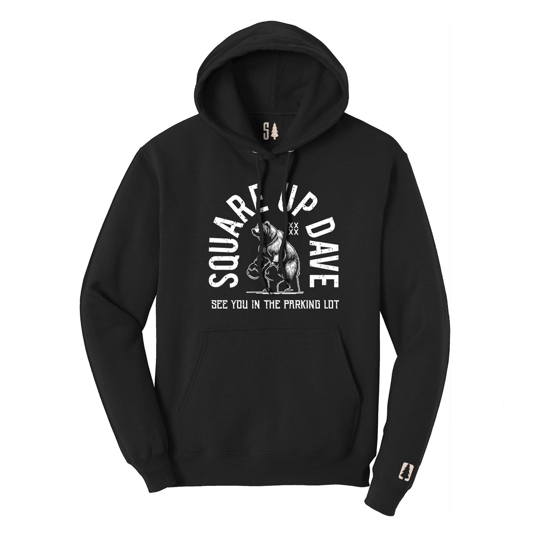 Square Up Dave White Hoodie