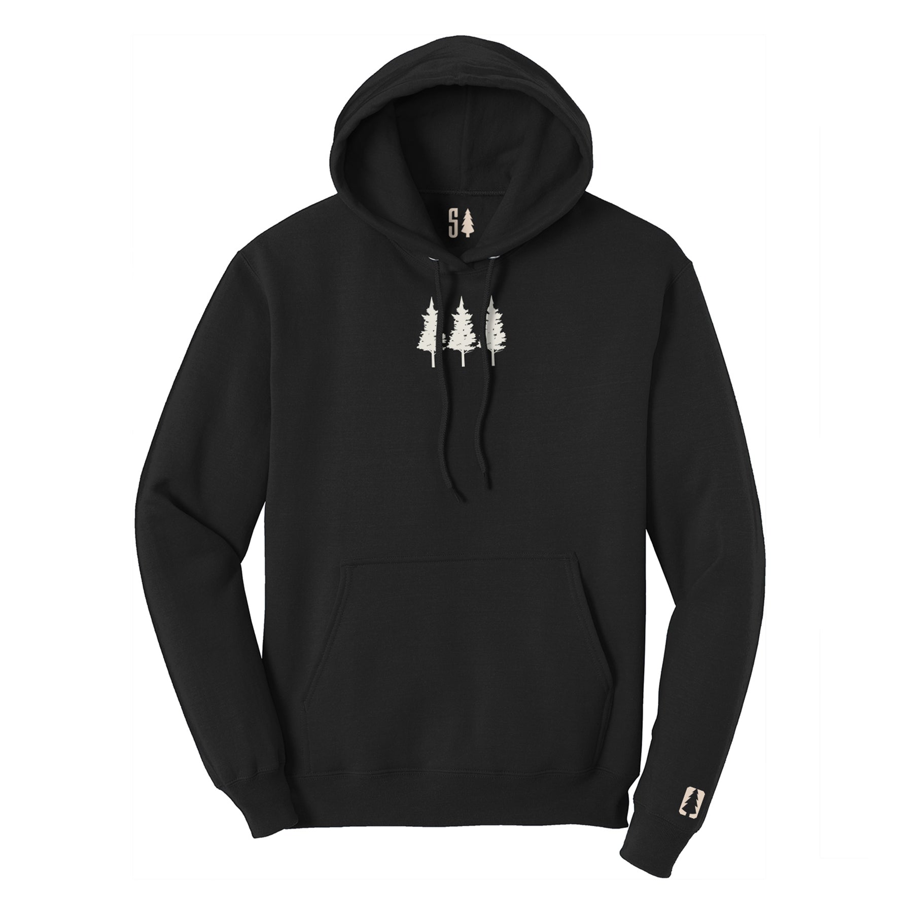 Three Trees Tan Hoodie