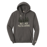 Real Men Pee Outdoors Tan Hoodie