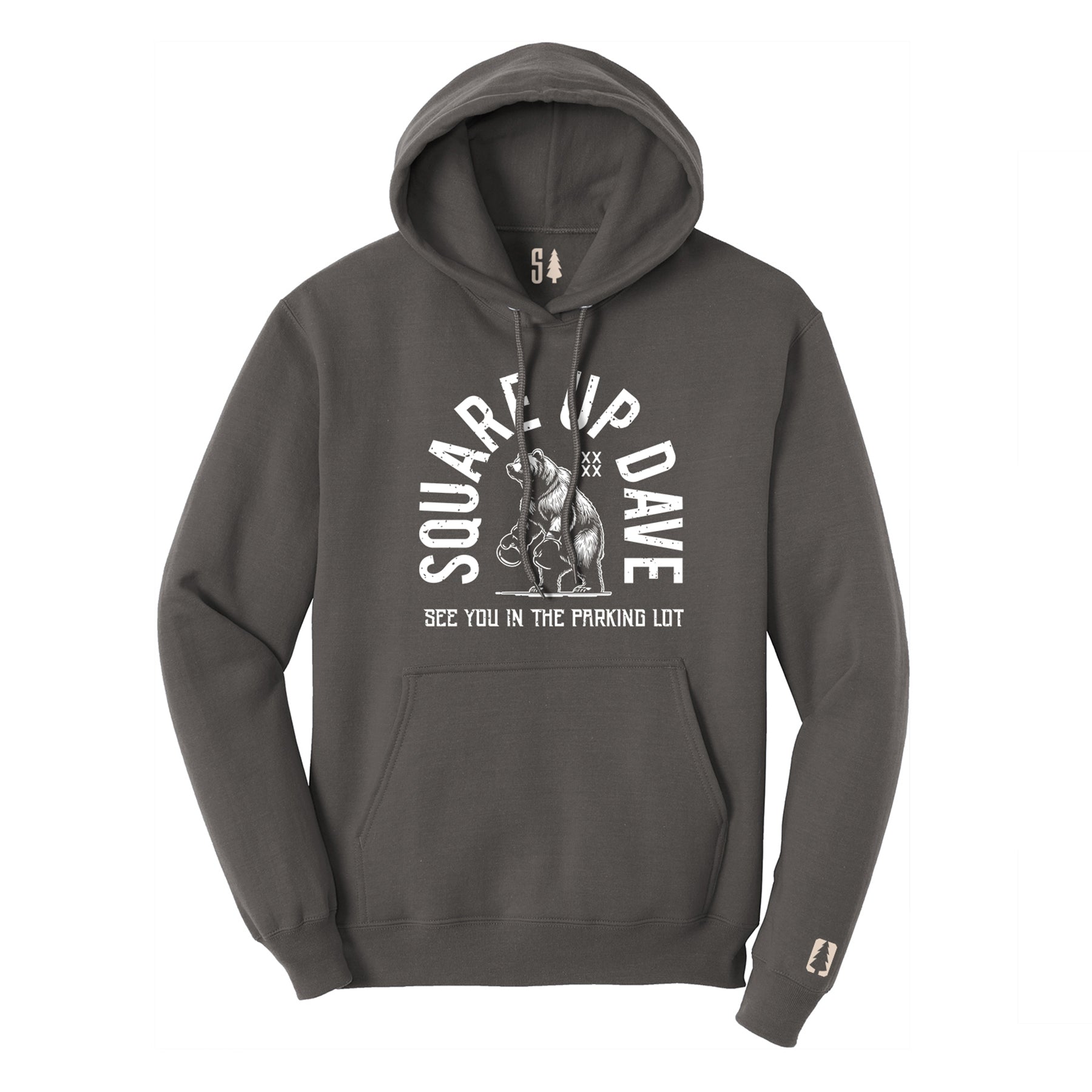 Square Up Dave White Hoodie