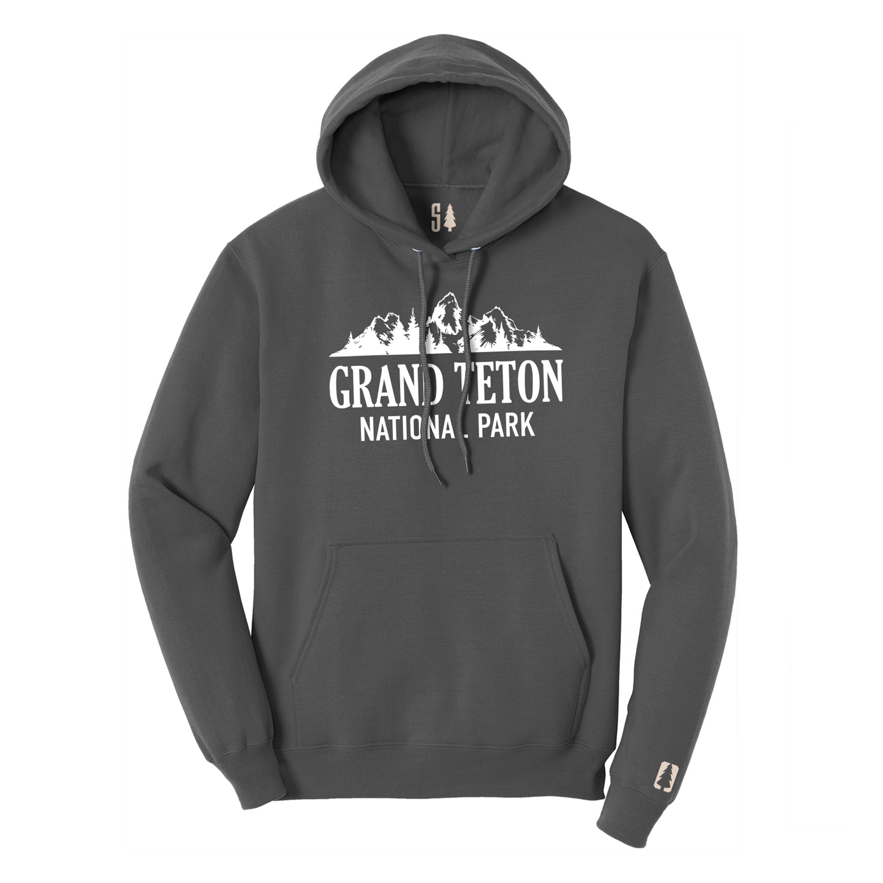 Grand Teton National Park Hoodie White