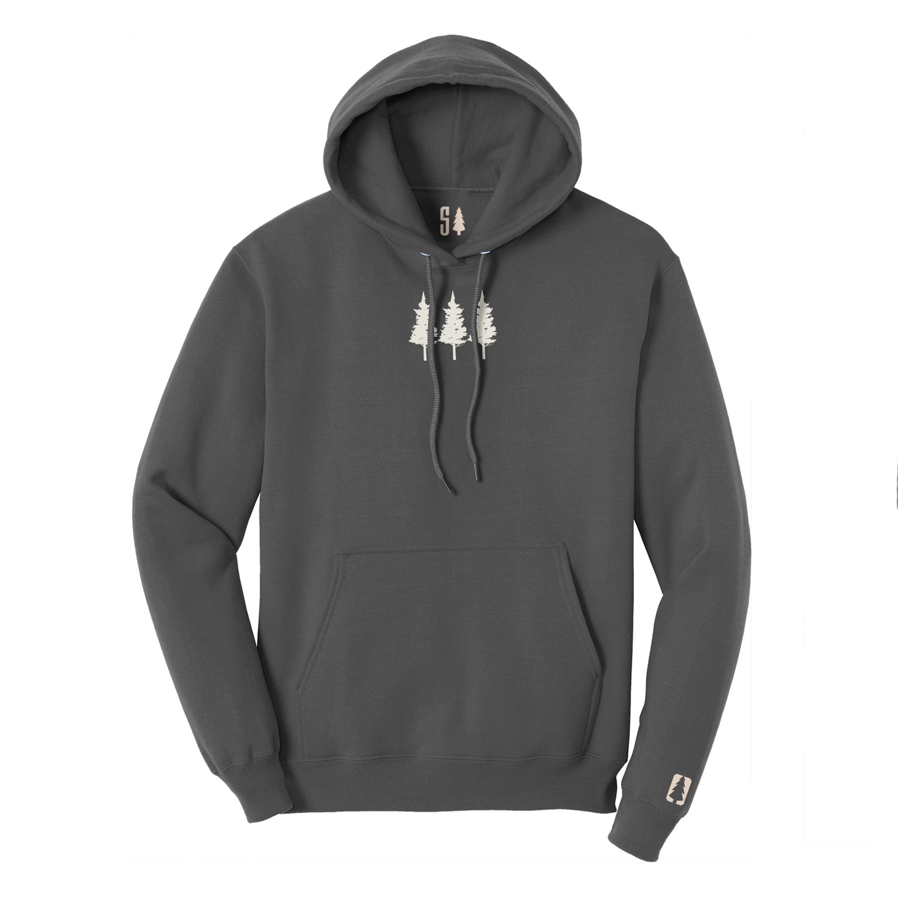 Three Trees Tan Hoodie