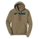 Blue Stripe Mountains Hoodie