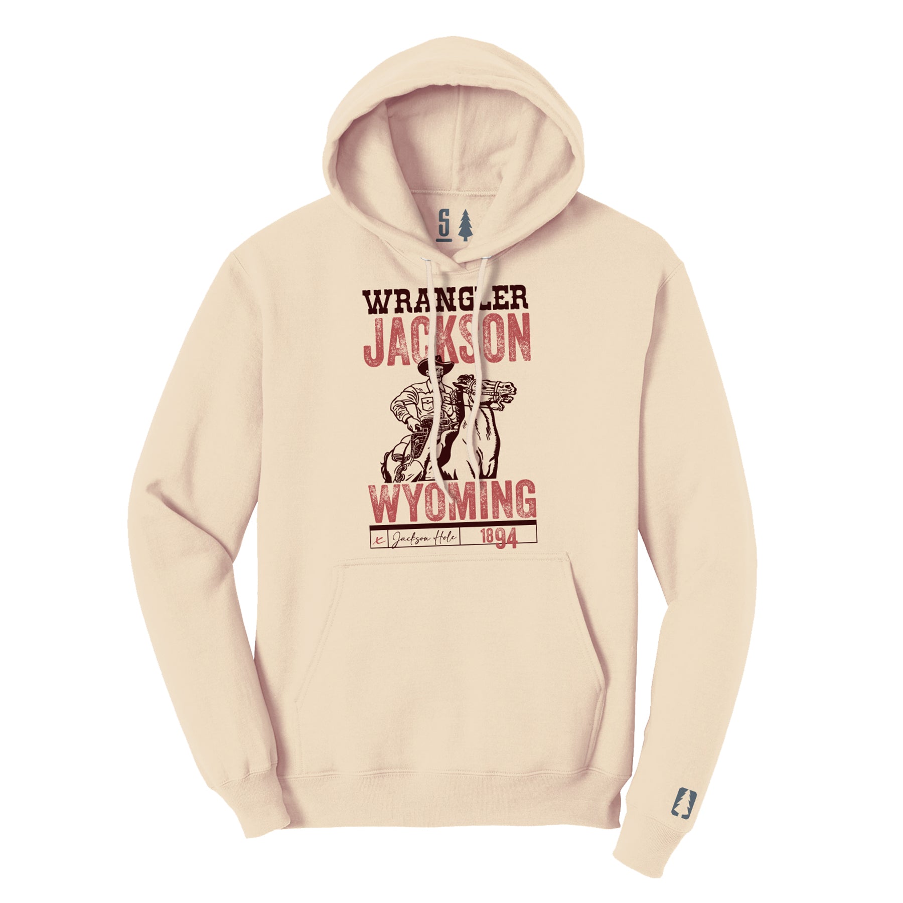 Jackson Wyoming Wrangler Est Hoodie