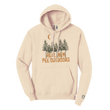 Real Men Pee Outdoors Orange Hoodie