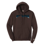 Blue Stripe Mountains Hoodie