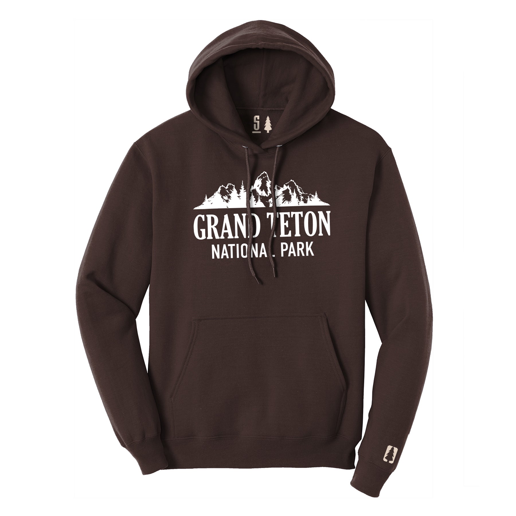 Grand Teton National Park Hoodie White