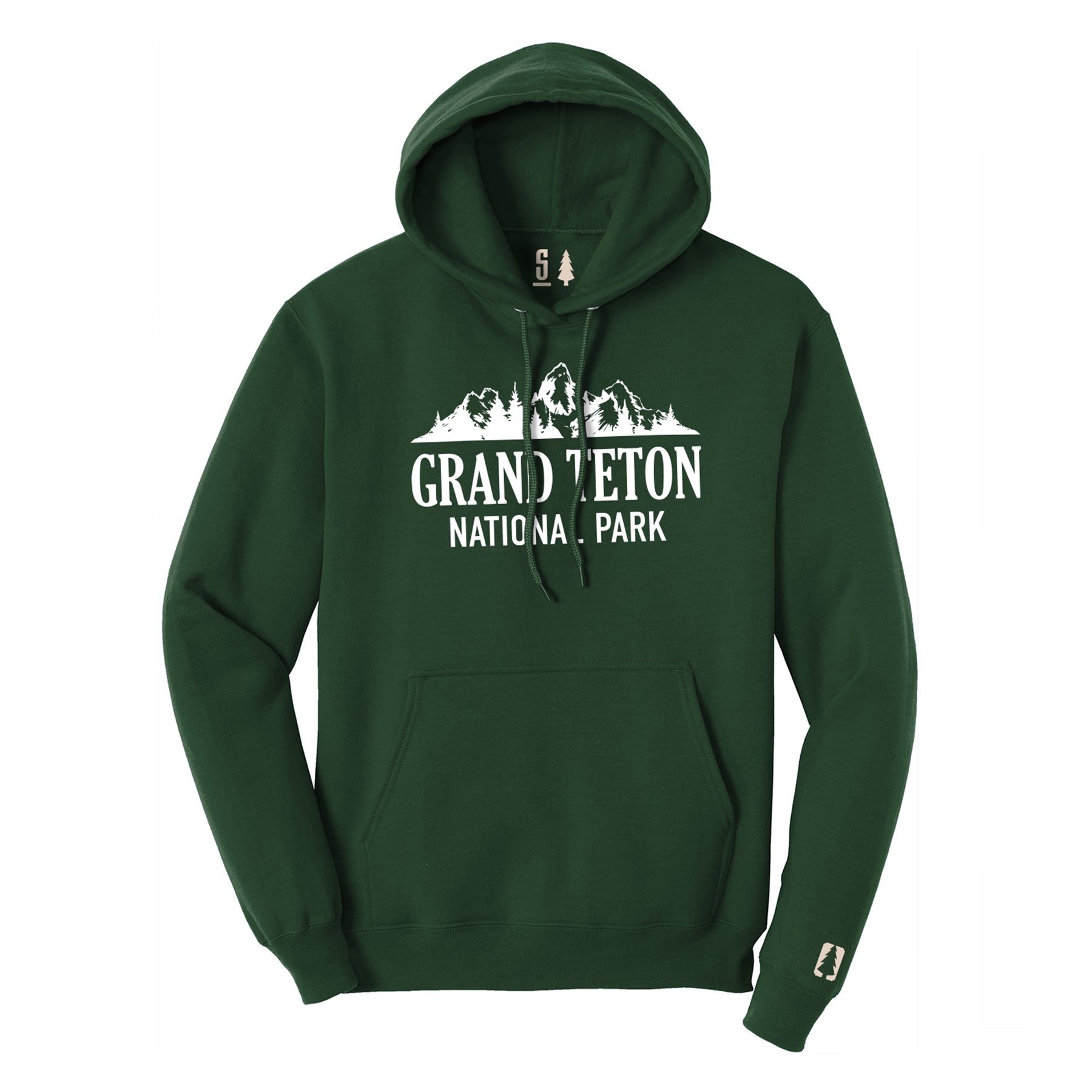 Grand Teton National Park Hoodie White