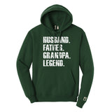 Father Grandpa Legend Hoodie White