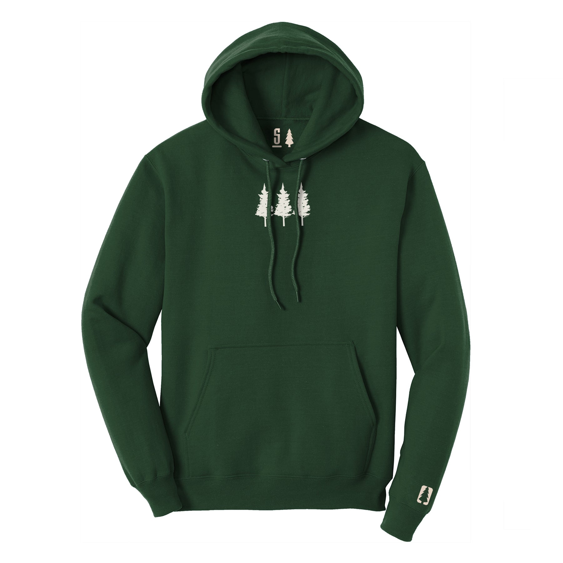 Three Trees Tan Hoodie