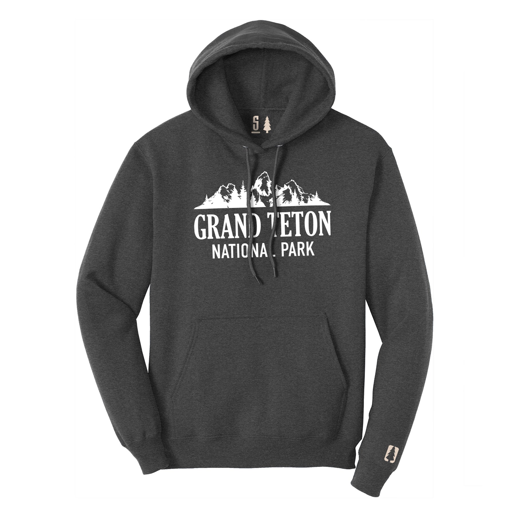 Grand Teton National Park Hoodie White