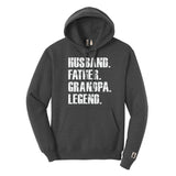 Father Grandpa Legend Hoodie White