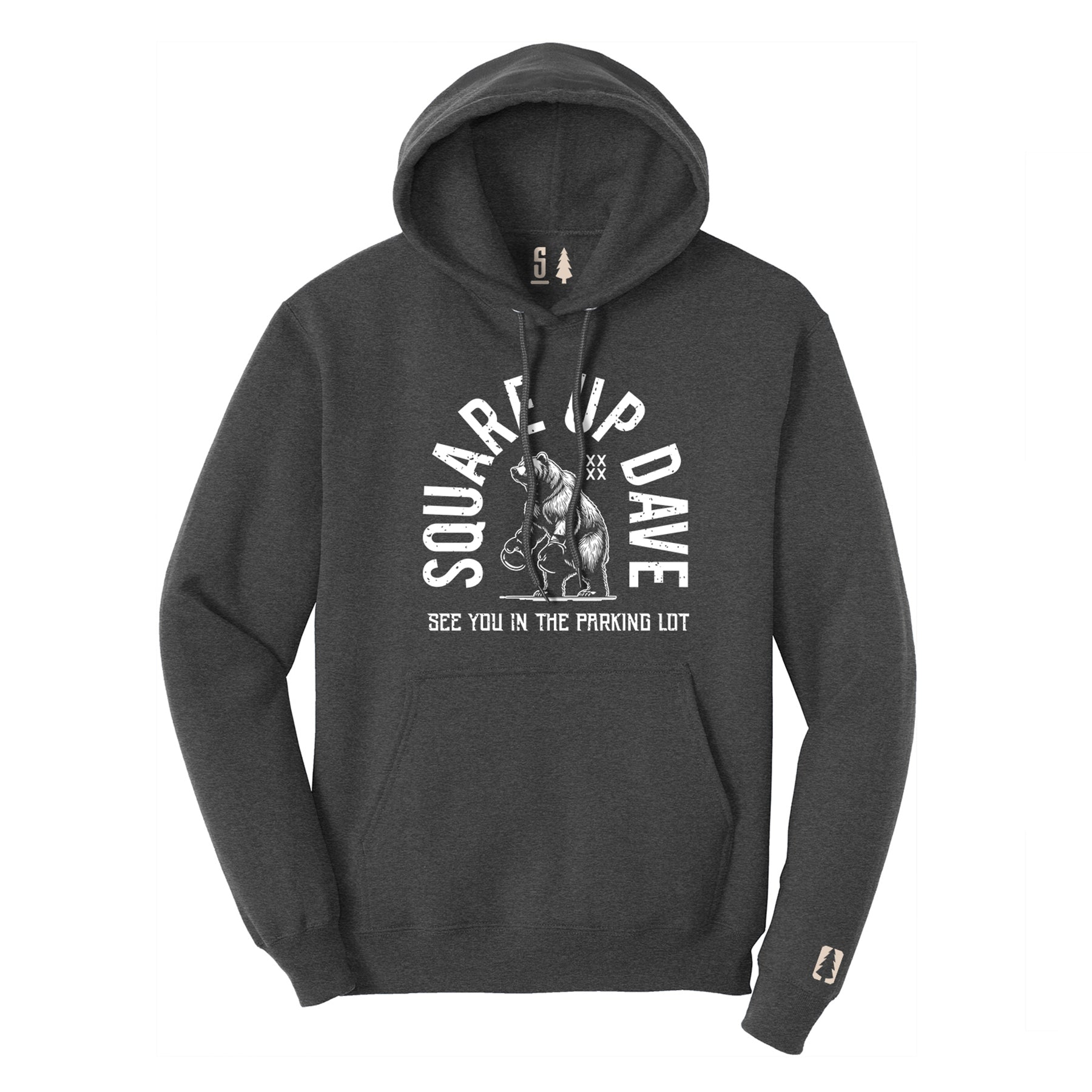 Square Up Dave White Hoodie