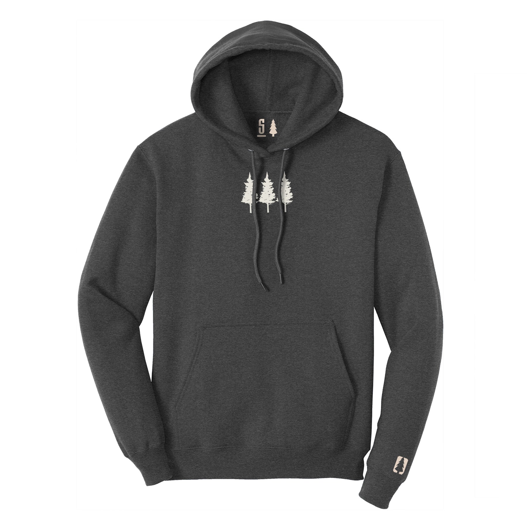 Three Trees Tan Hoodie