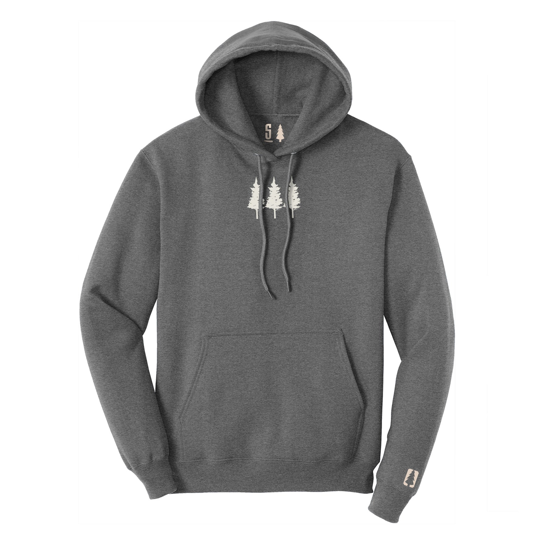 Three Trees Tan Hoodie