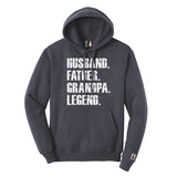 Father Grandpa Legend Hoodie White