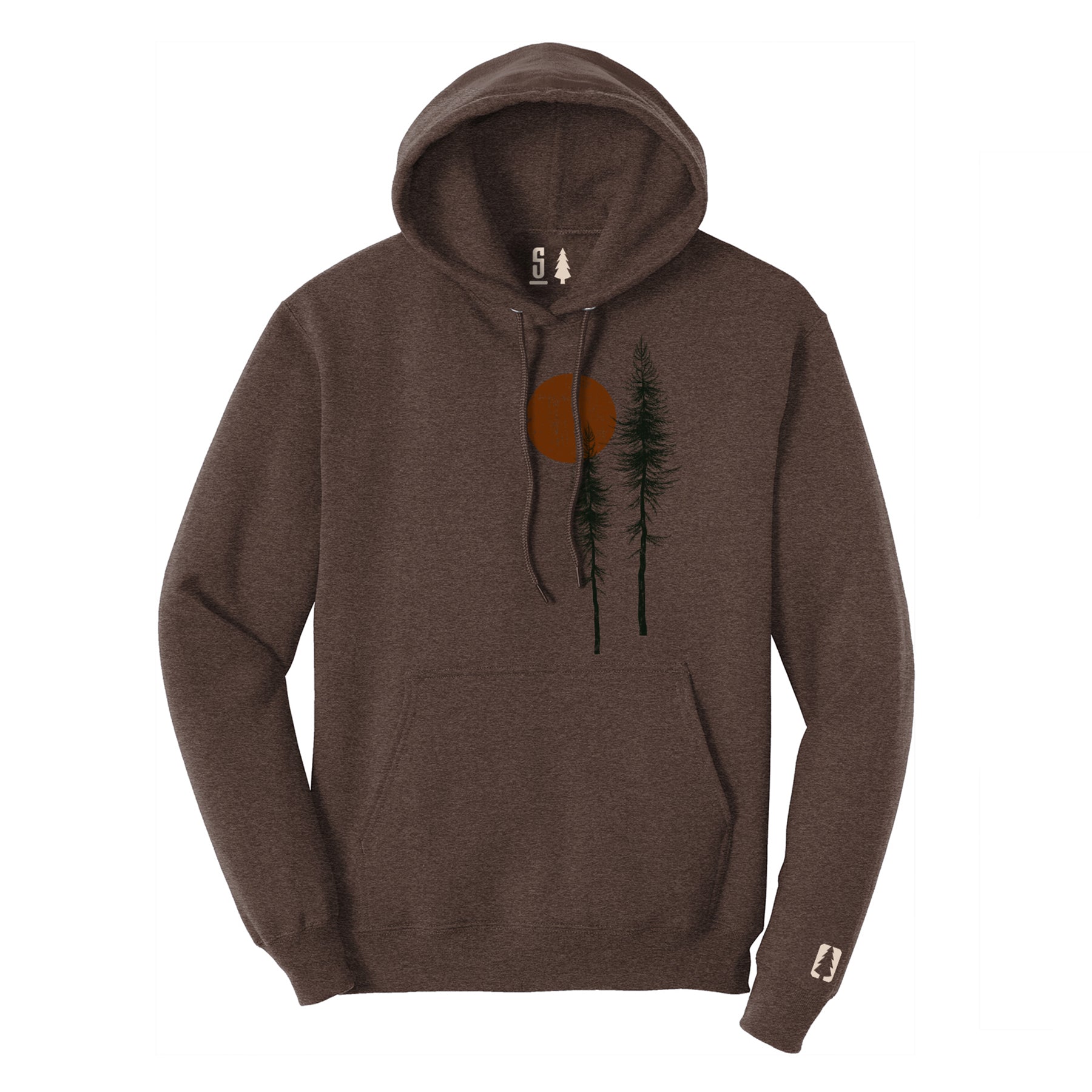 Off Centered Trees Hoodie