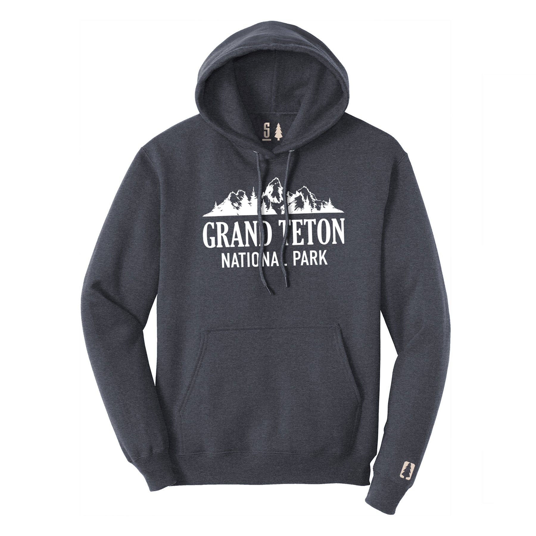 Grand Teton National Park Hoodie White