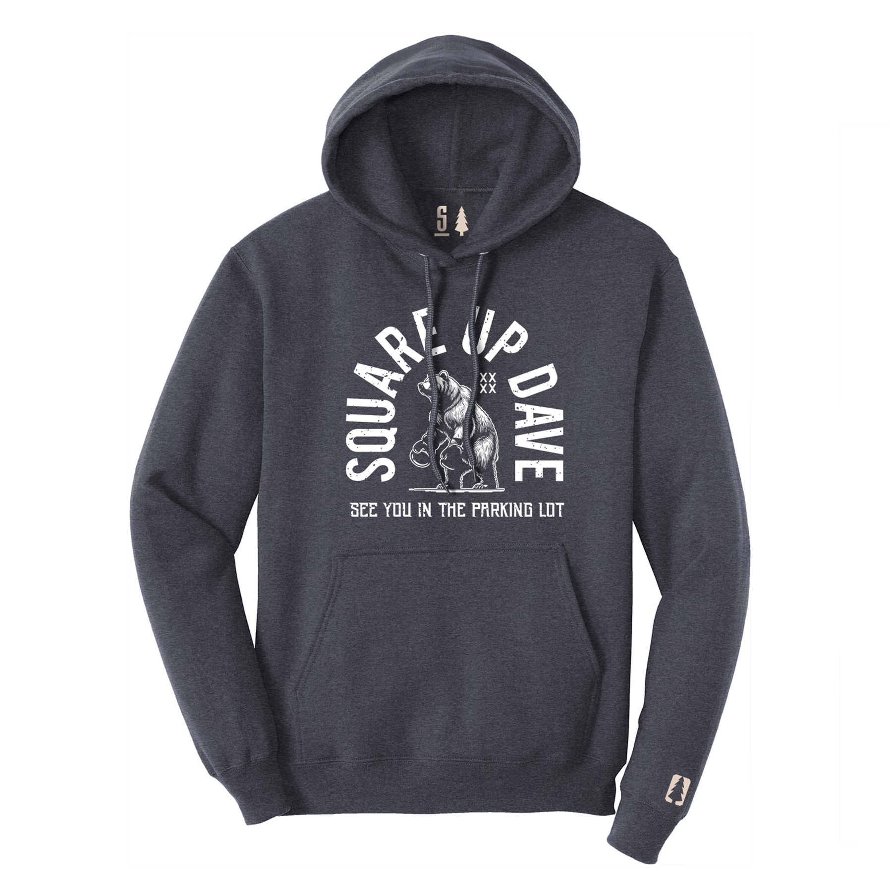 Square Up Dave White Hoodie