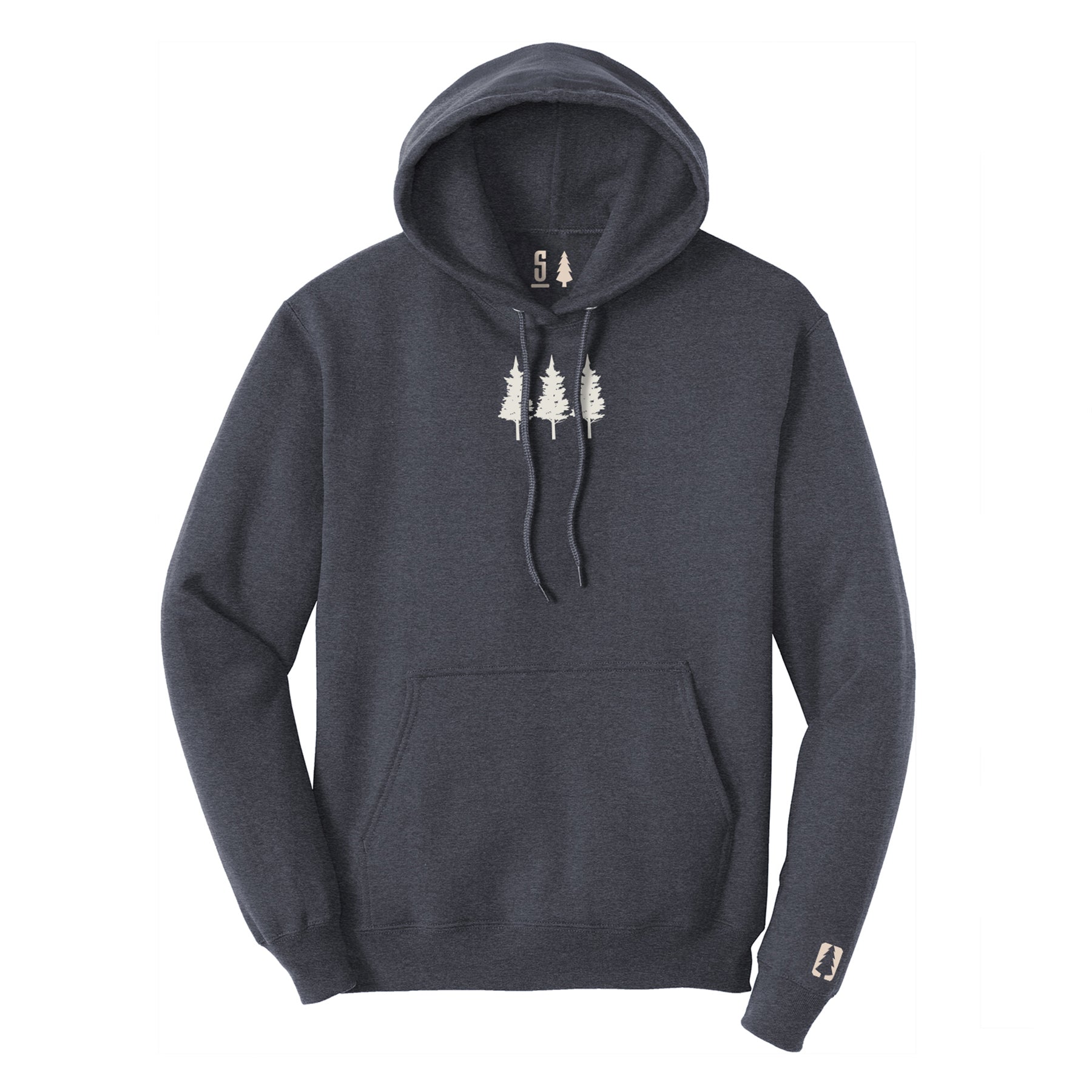 Three Trees Tan Hoodie