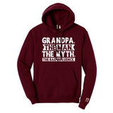 Grandpa Bad Influence White Hoodie