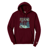 Less Working More Fishing Hoodie