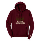 Real Men Pee Outdoors Hoodie